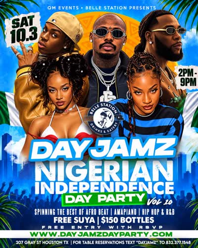 DAY JAMZ 10th Annual Nigerian Independence Day Party