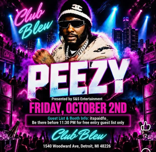 Peezy at Club Bleu