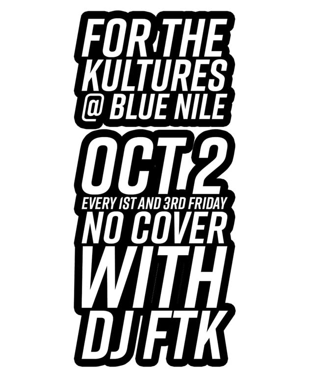 For The Kultures @ Blue Nile