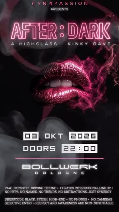 AFTER:DARK at Bollwerk Cologne