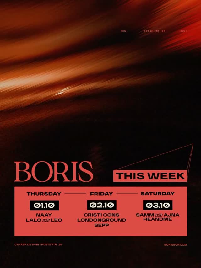 BORIS THIS WEEK