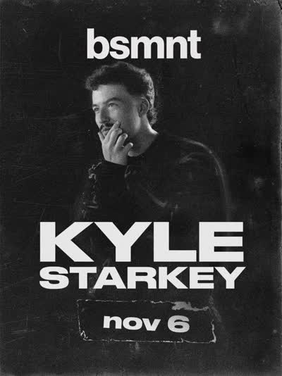 @kylestarkey__ 11.6. tickets available via link in bio.