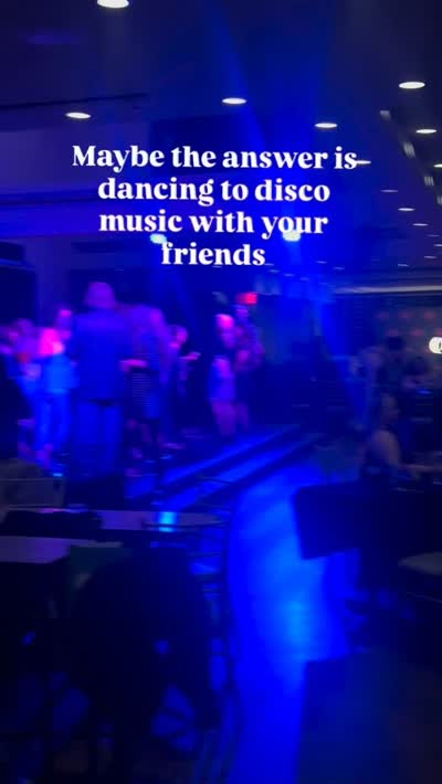 70’s disco dance night