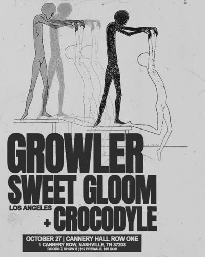 JUST ANNOUNCED: Growler Band & Sweet Gloom at Row One