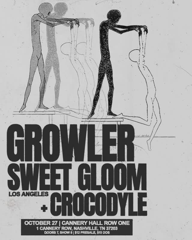 JUST ANNOUNCED: Growler Band & Sweet Gloom at Row One