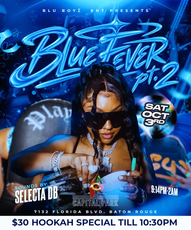 Sat...October 3... Blue Fever...