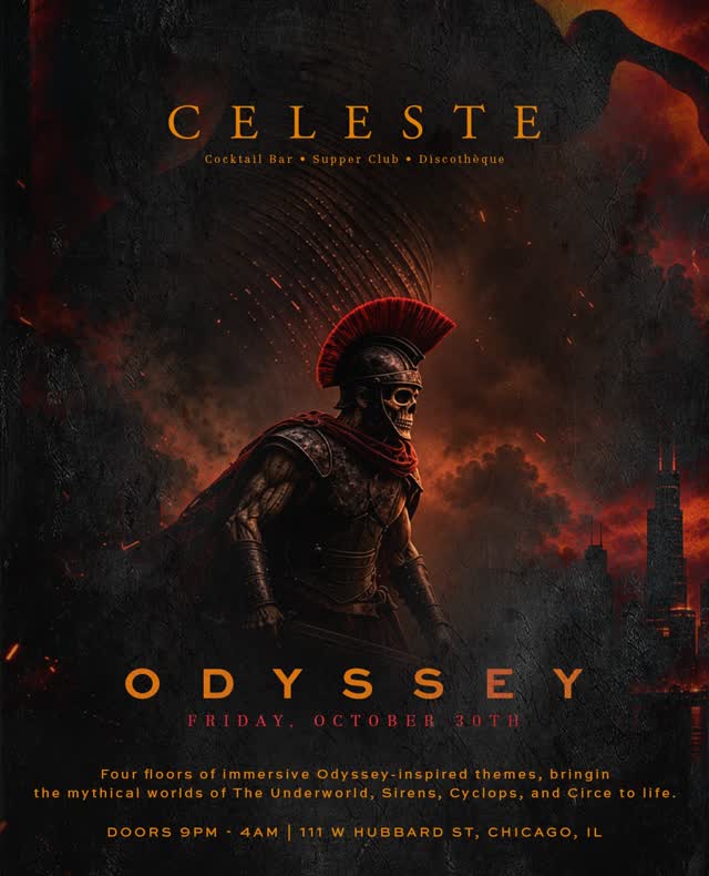 THE ODYSSEY HALLOWEEN AT CELESTE