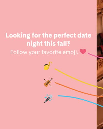 Looking for the perfect date night this fall? Follow your favorite emoji for suggestions.