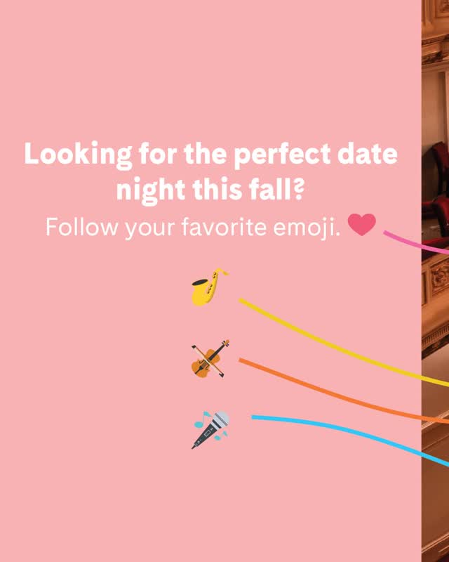 Looking for the perfect date night this fall? Follow your favorite emoji for suggestions.