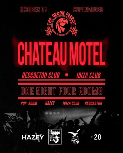 THE GREEN PARROT lands at Chateau Motel