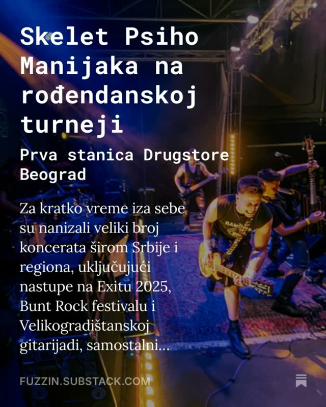 Povodom trećeg rođendana Skelet Psiho Manijaka kreće na turneju a počinje je iz Beograda!