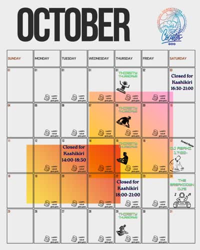 October at Coaster Shimokitazawa