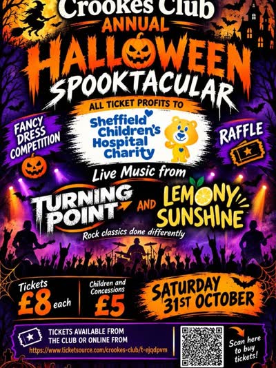 Crookes Club Annual Halloween Spooktacular
