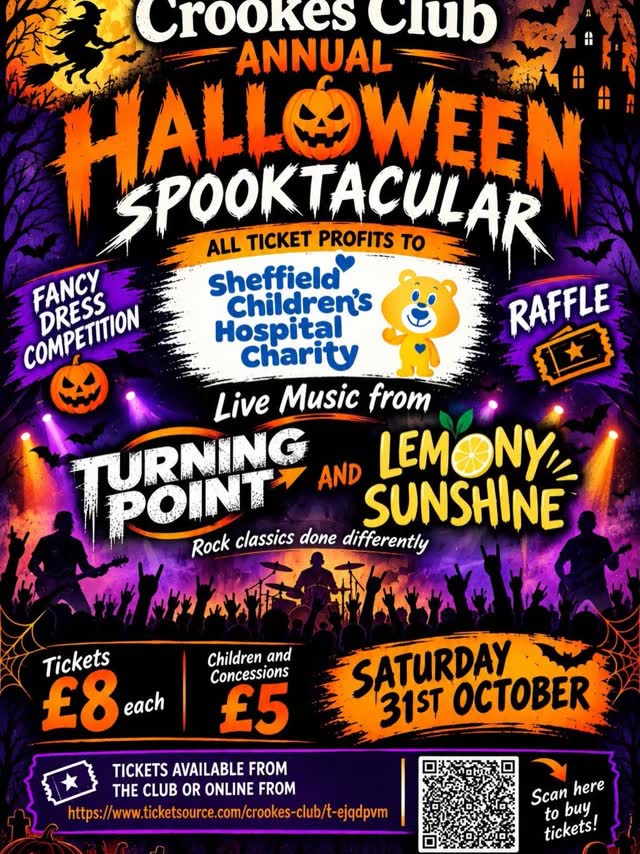 Crookes Club Annual Halloween Spooktacular