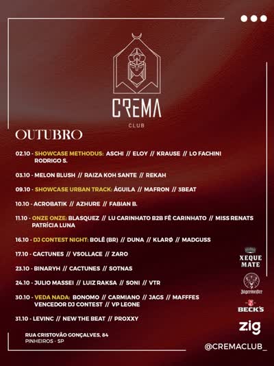 CREMA CLUB OUTUBRO