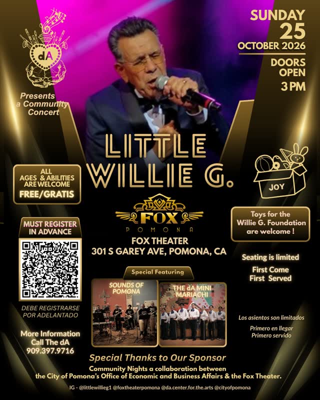 Little Willie G. Community Concert