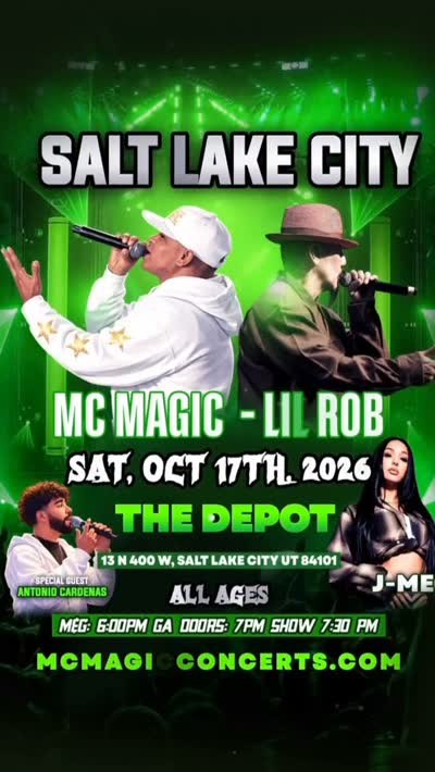 SALT LAKE CITY! BIG night of music