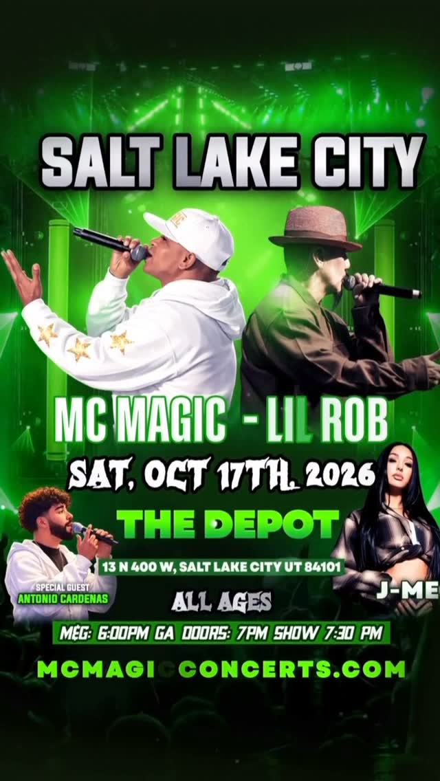 SALT LAKE CITY! BIG night of music