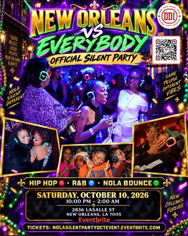 NEW ORLEANS VS EVERYBODY OFFICIAL SILENT PARTY UPTOWN