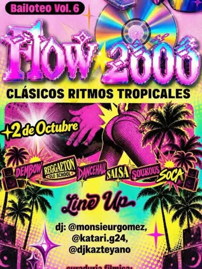 Este 2 de Octubre, a partir de las 23:00H el espacio disponible para lxs bailadorxs.