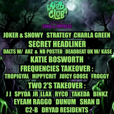 WUB CLUB x DRYAD WORKS - FREQUENCIES TAKEOVER & TWO2'S TAKEOVER