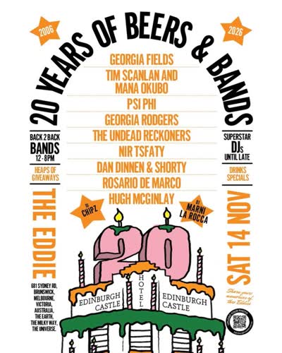 20 YEARS OF THE EDI. Now that’s worth a party.