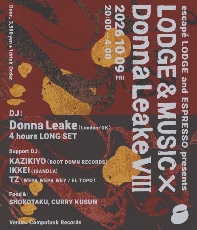 LODGE&MUSIC × Donna Leake VIII