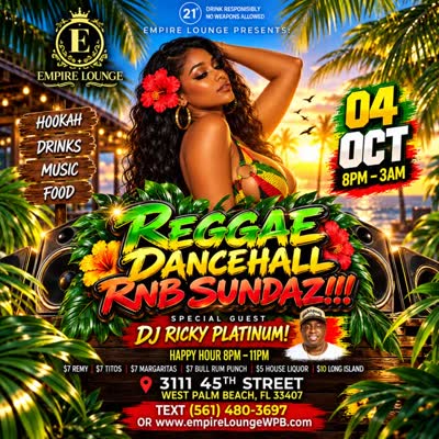 Reggae Dancehall RNB Sundaz!!!
