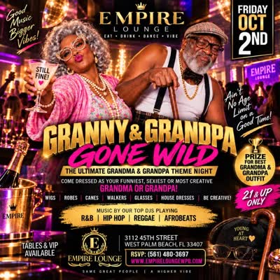 Granny & Grandpa Gone Wild - The Ultimate Grandma & Grandpa Theme Night