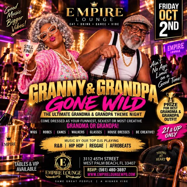 Granny & Grandpa Gone Wild - The Ultimate Grandma & Grandpa Theme Night