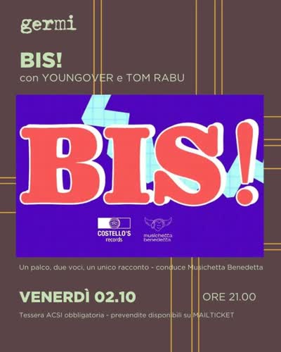 BIS! con YOUNGOVER e TOM RABU