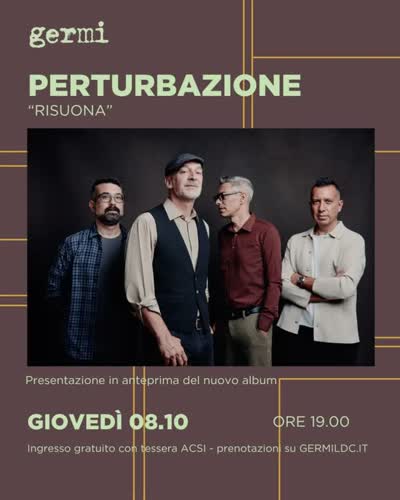 Presentazione in anteprima del nuovo album “RISUONA”