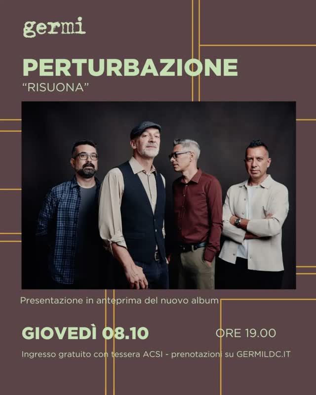 Presentazione in anteprima del nuovo album “RISUONA”