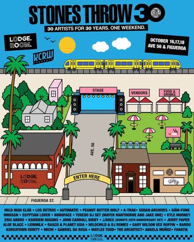 Stones Throw 30: an outdoor festival celebrating three decades of Stones Throw