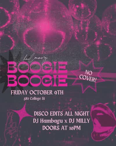 BOOGIE THE NIGHT AWAY