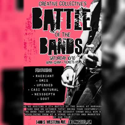 BATTLE OF THE BANDS IS HERE!