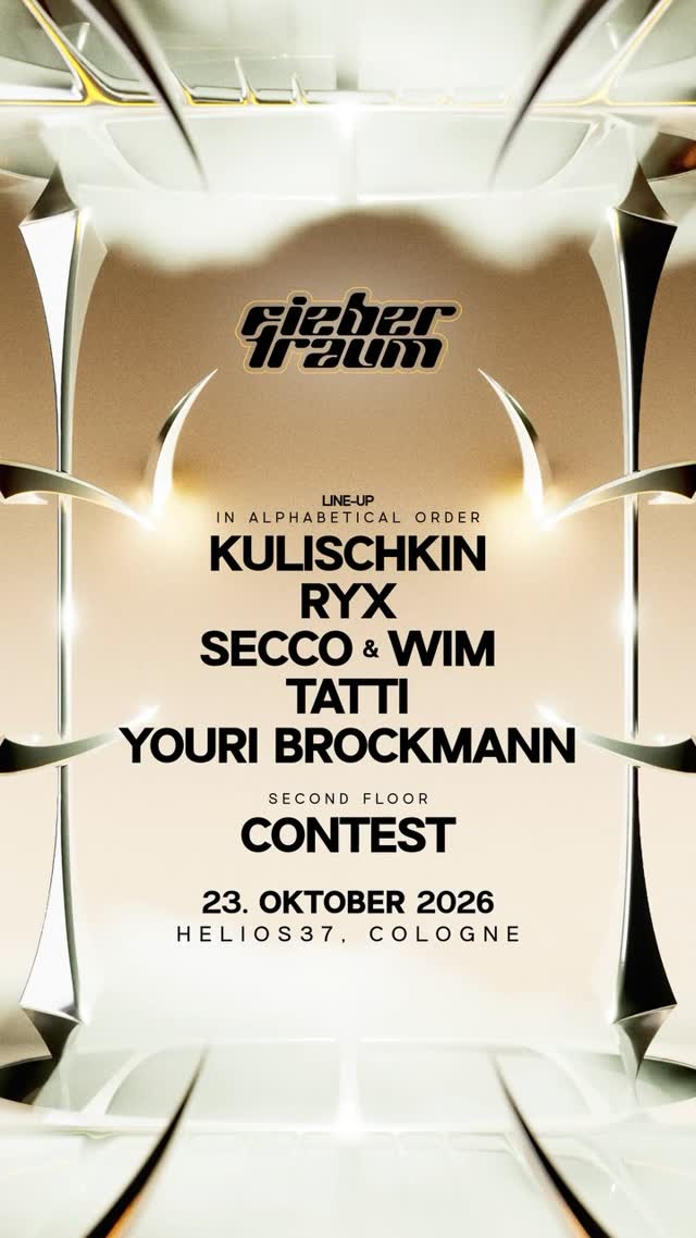 FIEBERTRAUM returns to HELIOS37 on 23.10.2026.