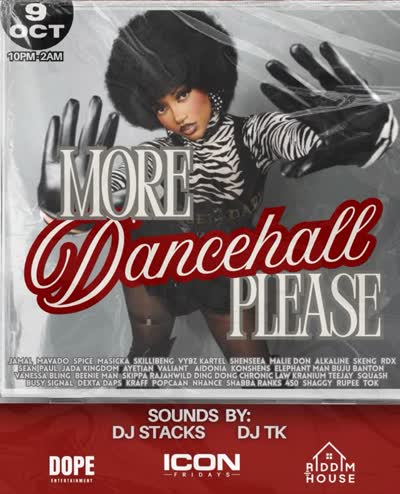 MORE DANCEHALL PLEASE