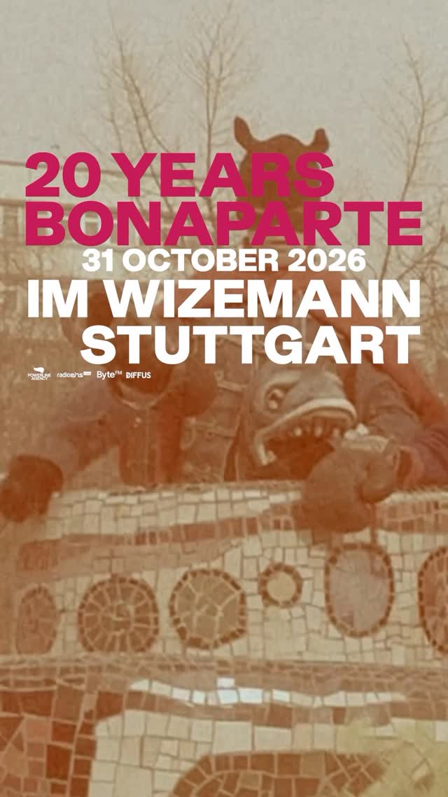 Wir feiern am 31. Oktober - 20 Jahre @bonaparte ❤️🔥🎸🤝