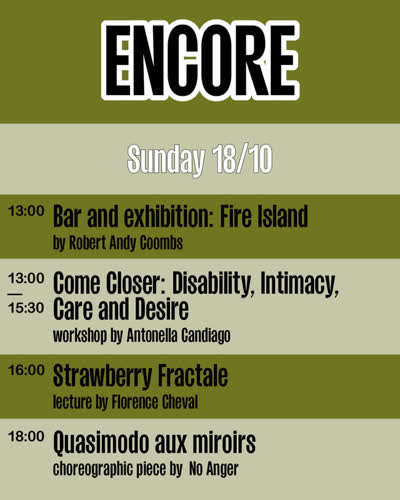 ENCORE Day Two: Exhibition, Workshop, Reading, and Performance