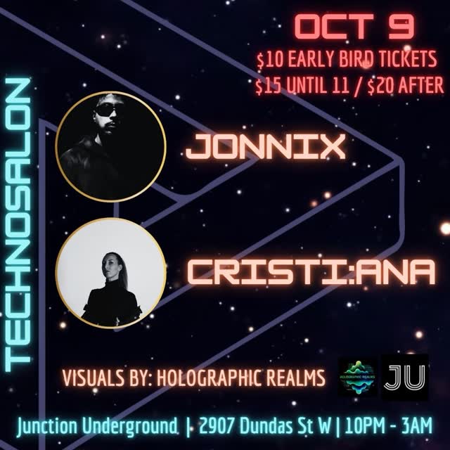 TECHNOSALON - FRI OCT 9TH AT THE JUNCTION UNDERGROUND