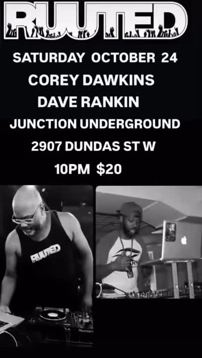 SAT OCT 24TH-RUUTED IS AT THE JUNCTION UNDERGROUND
