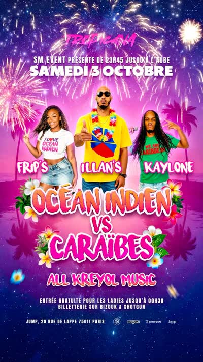 OCÉAN INDIEN vs CARAÏBES