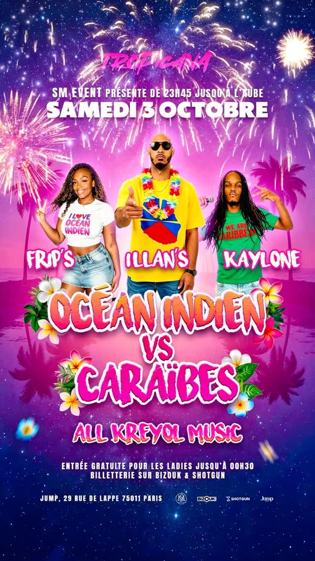 OCÉAN INDIEN vs CARAÏBES