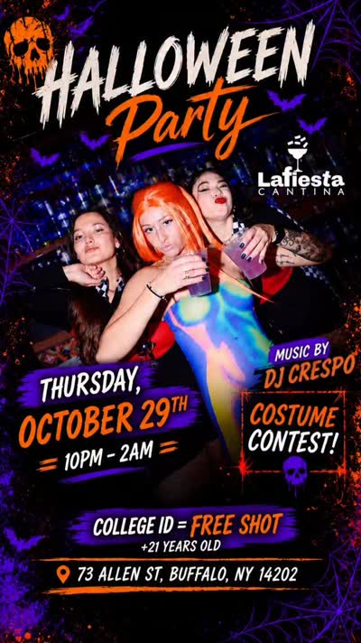 HALLOWEEN PARTY AT LA FIESTA CANTINA