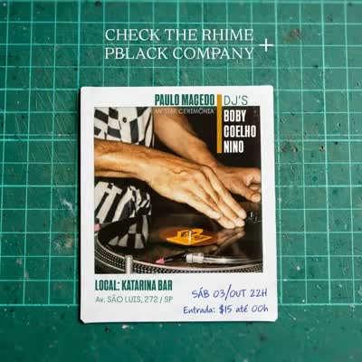 CHECK THE RHIME + PBLACK COMPANY + PAULO MACEDO DJ'S