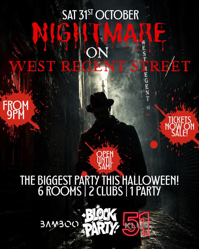 Nightmare on West Regent Street Block Party