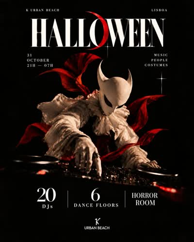 This Halloween, K Urban Beach becomes something else... 👀💀🎃👻