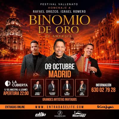 Festival Vallenato Homenaje a Rafael Orozco, Israel Romero - Binomio de Oro