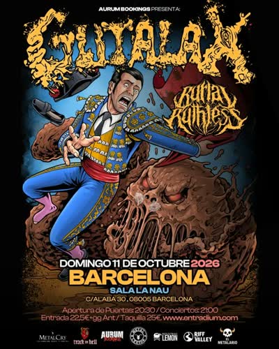 Aurum Bookings Presenta: GUTALAX + Burial Ruthless